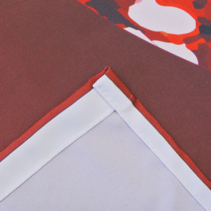 Фотошторы Красные шары 145х260 см 2 шт, габардин 160 гр/м, пэ 100%