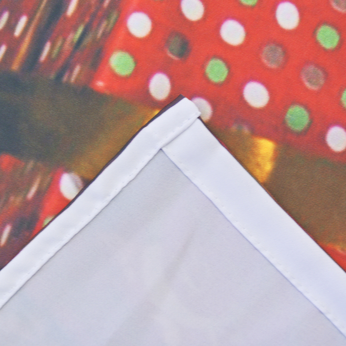 Фотошторы Новогодний Декор 145х260 см 2 шт, габардин 160 гр/м, пэ 100%