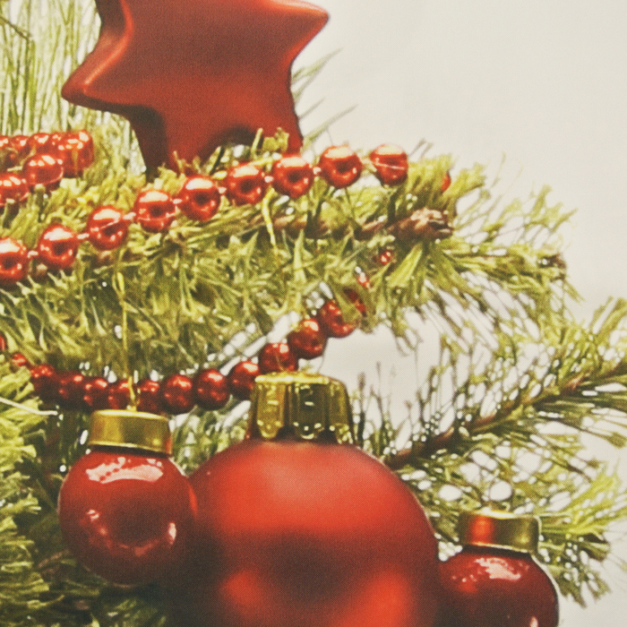 Фотошторы Новогодняя Красавица 145х260 см 2 шт, габардин 160 гр/м, пэ 100%