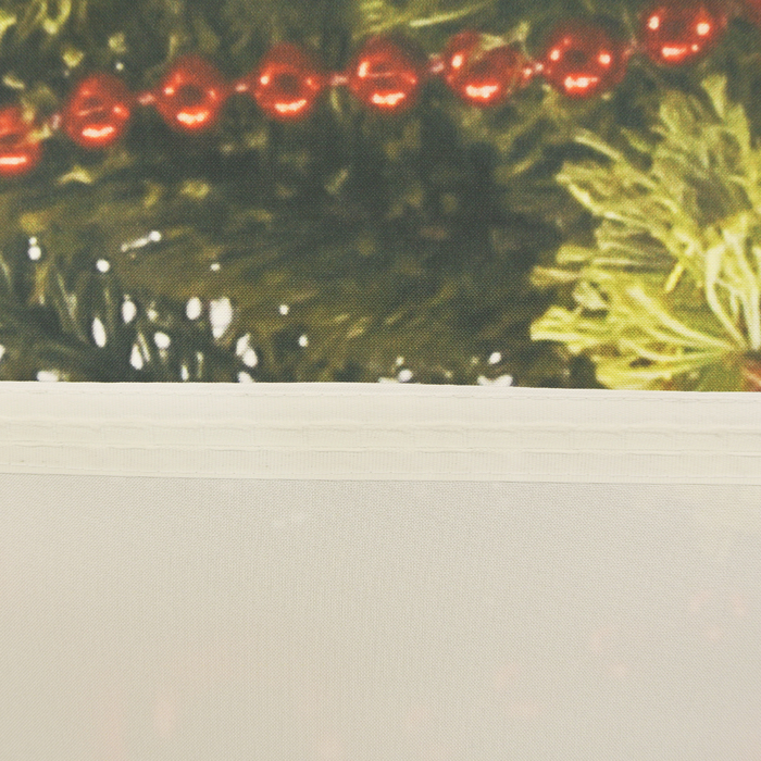 Фотошторы Новогодняя Красавица 145х260 см 2 шт, габардин 160 гр/м, пэ 100%