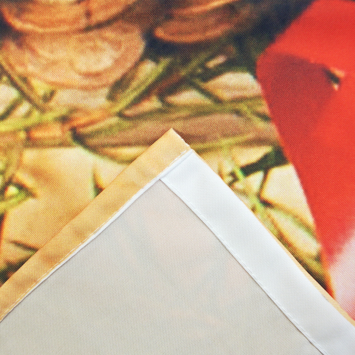 Фотошторы Шишки и подарки 145х260 см 2 шт, габардин 160 гр/м, пэ 100%