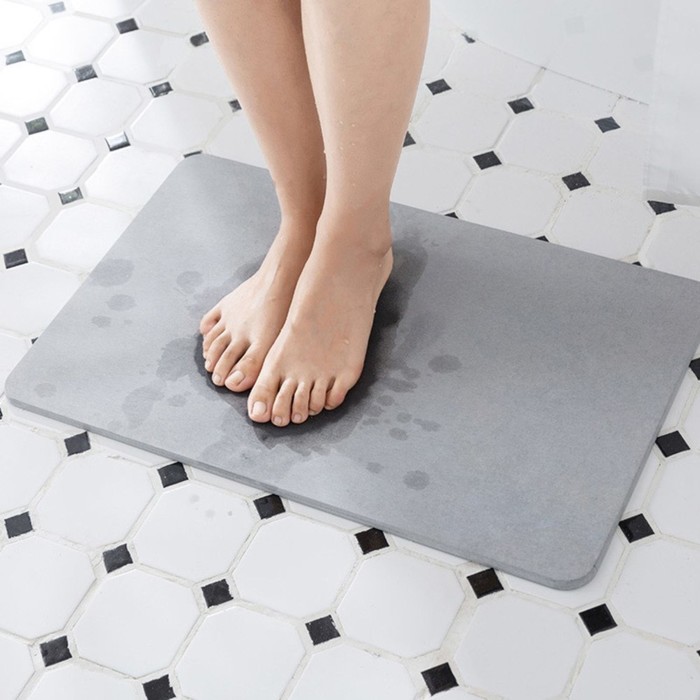 Коврик диатомитовый Homsu, 60х39, серый