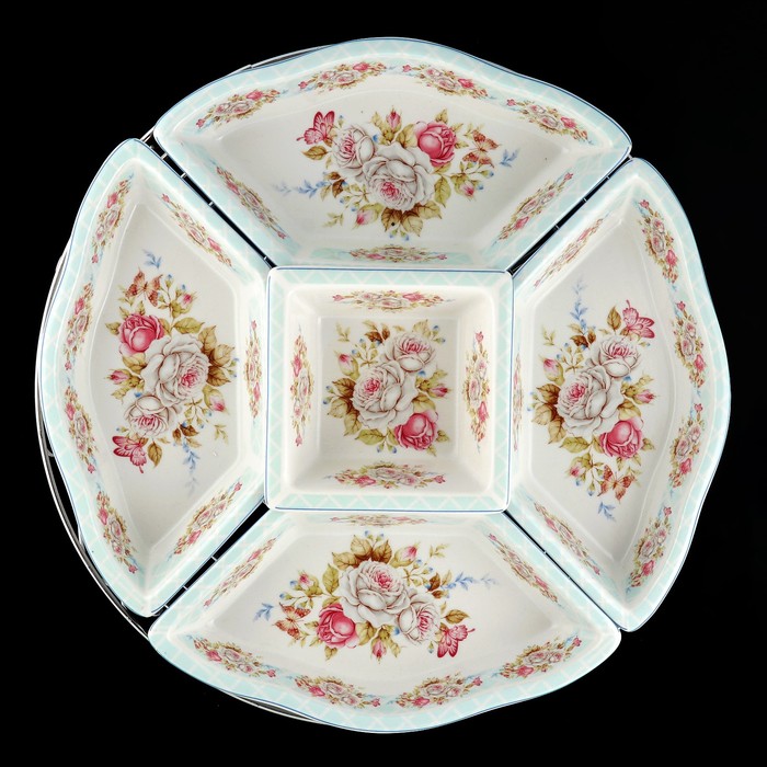 Менажница, 5 секций, 31×31×8 см