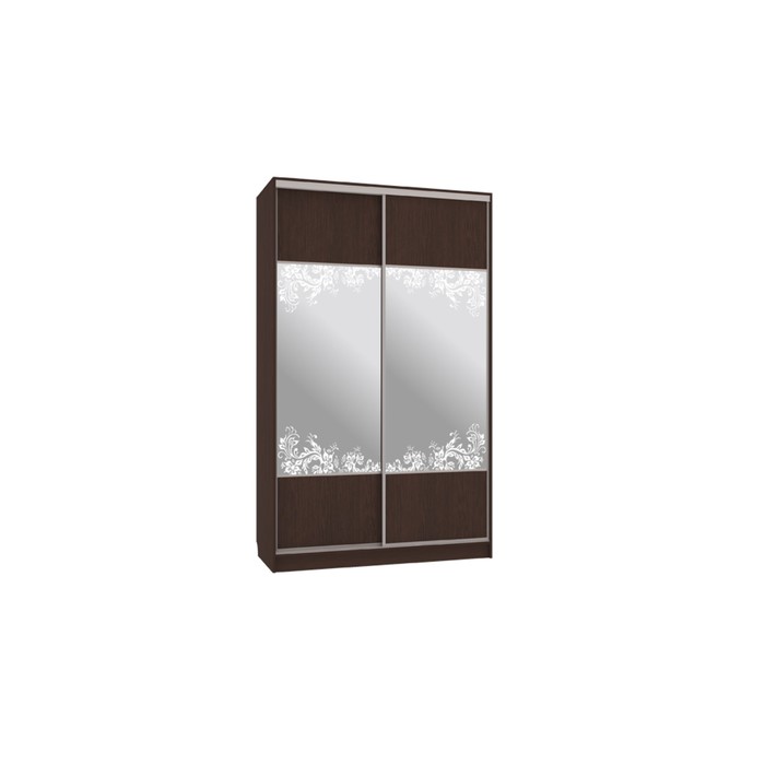 Шкаф-купе Рио 6 Ажур (полки справа), 604х1200х2305, Венге