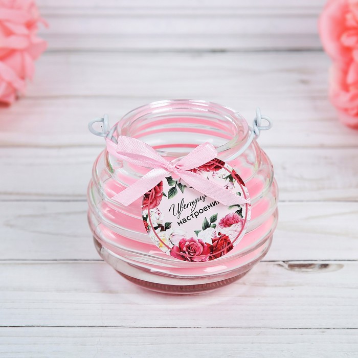 Арома свеча в бачонке "Сказочных мгновений", 8,5 х 7 см