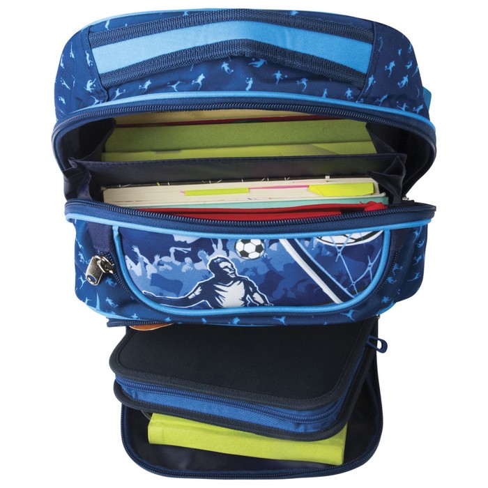 Рюкзак школьный эргоном.спинка BRAUBERG 34*25*16 дев "Финт" 226363