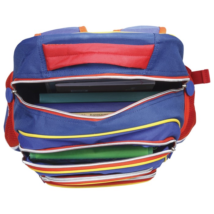 Рюкзак школьный эргоном.спинка BRAUBERG 38*30*14 дев "Дроид-футболист" 226892