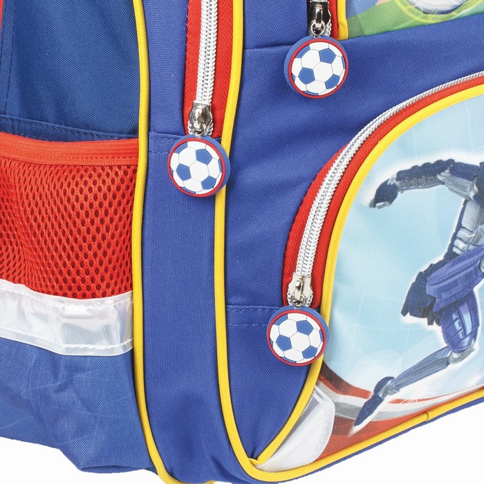 Рюкзак школьный эргоном.спинка BRAUBERG 38*30*14 дев "Дроид-футболист" 226892