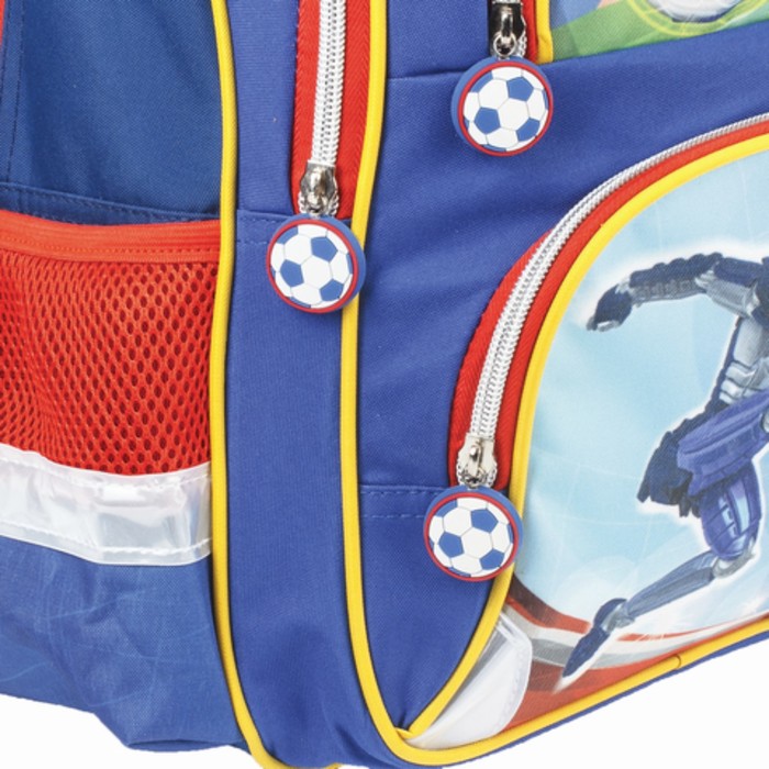 Рюкзак школьный эргоном.спинка BRAUBERG 38*30*14 дев "Дроид-футболист" 226892
