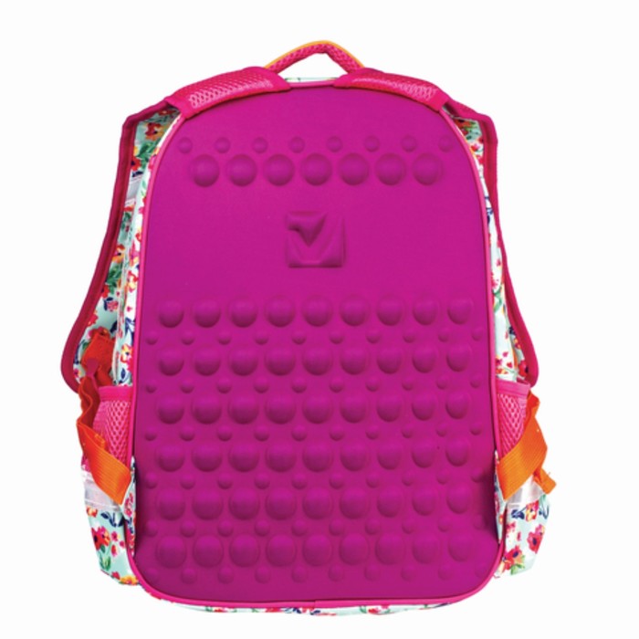 Рюкзак школьный эргоном.спинка BRAUBERG 38*30*14 дев "Бабочка в цветах" 226894