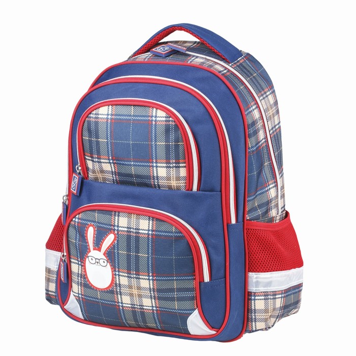 Рюкзак школьный эргоном.спинка BRAUBERG 38*30*14 дев "Кролик" 226895