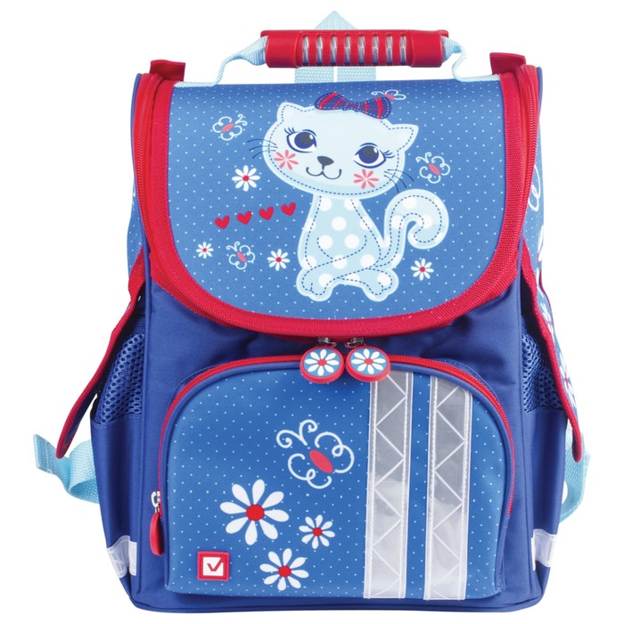 Ранец на молнии BRAUBERG 34*26*16 дев "Китти" 226905