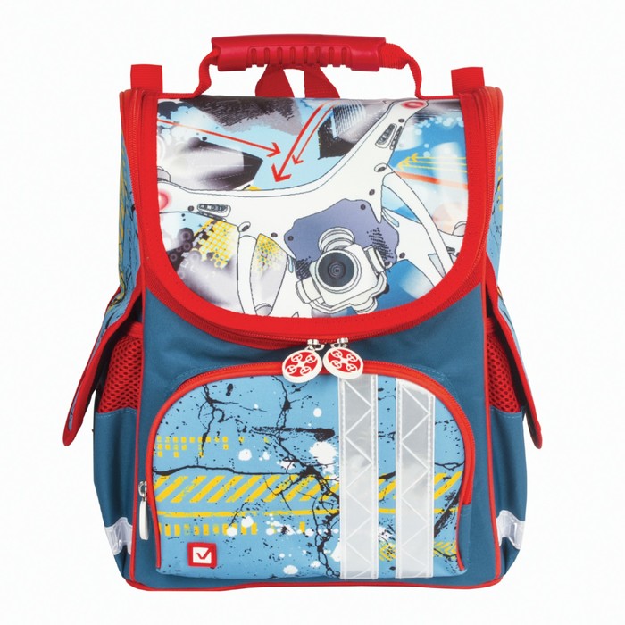 Ранец на молнии BRAUBERG 34*26*16 дев "Коптер" 226914