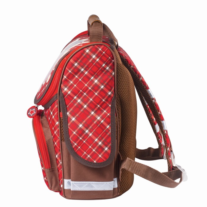 Ранец на молнии BRAUBERG 34*26*16 дев "Медведь" 226916