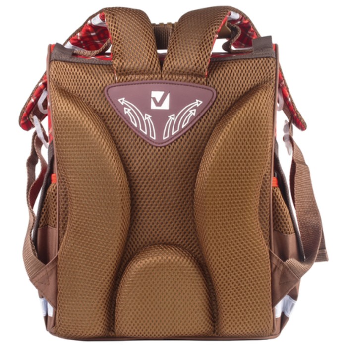 Ранец на молнии BRAUBERG 34*26*16 дев "Медведь" 226916