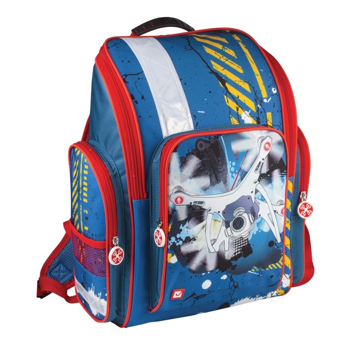 Ранец на молнии BRAUBERG 36*26*14 дев "Коптер" 226919