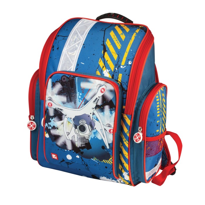 Ранец на молнии BRAUBERG 36*26*14 дев "Коптер" 226919