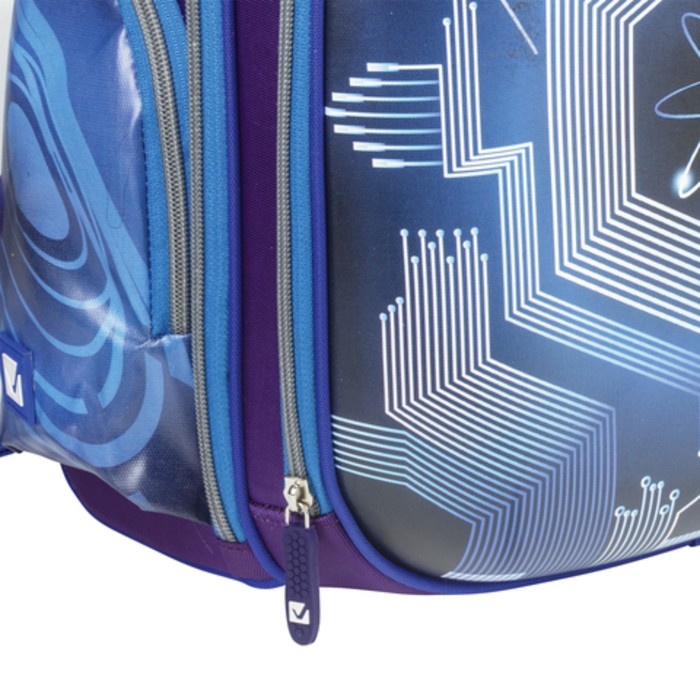 Рюкзак каркасный BRAUBERG 38*28*12 дев "Атом" 226922