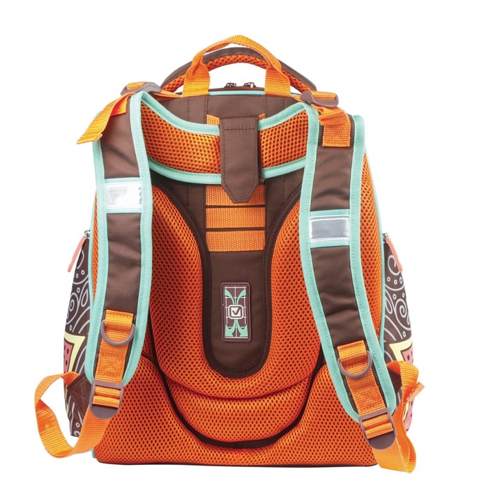 Рюкзак каркасный BRAUBERG 38*28*12 дев "Орнамент" 226925