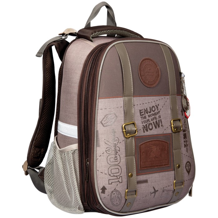 Рюкзак каркасный Berlingo Expert "College style" 37*29*18см, 2 отделения 254936