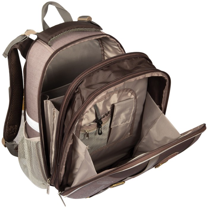 Рюкзак каркасный Berlingo Expert "College style" 37*29*18см, 2 отделения 254936