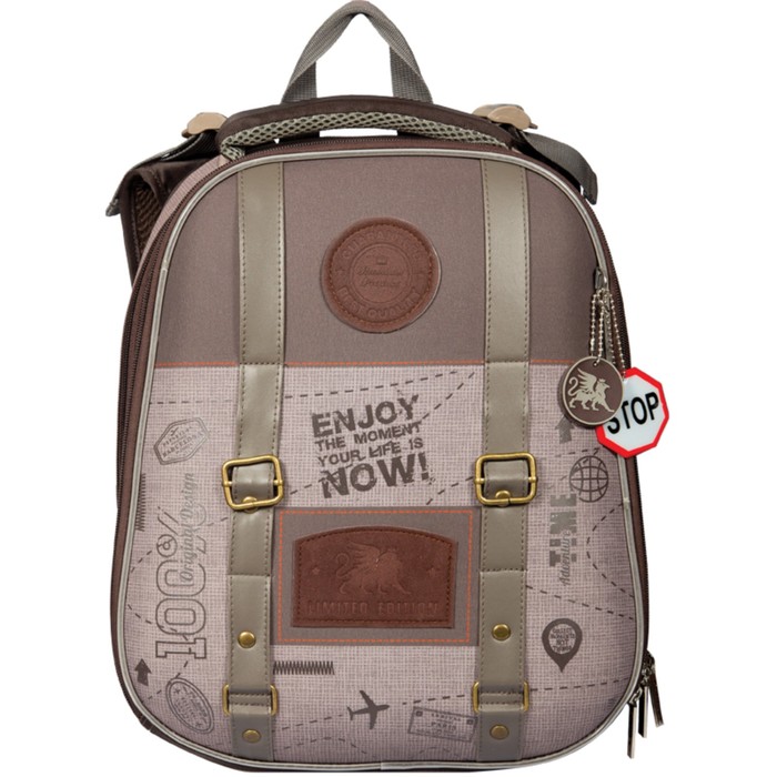 Рюкзак каркасный Berlingo Expert "College style" 37*29*18см, 2 отделения 254936