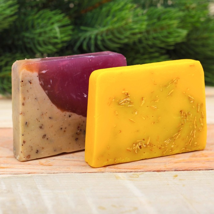 Банный набор "Будь здоров!": густое мыло, 2 косметических мыла