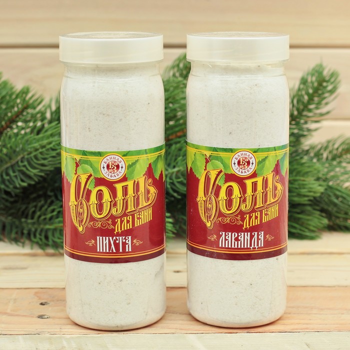 Набор "Жаркая банька!": 2 соли для бани