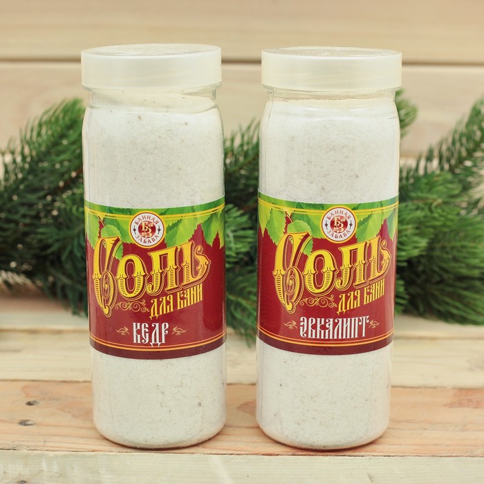 Набор "Здоровье Сибири": 2 соли для бани