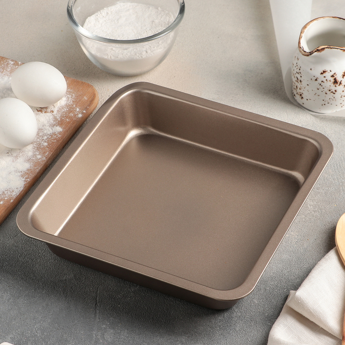 Форма для выпечки 22х4,5 см "Квадрат. Рэнди", антипригарное покрытие