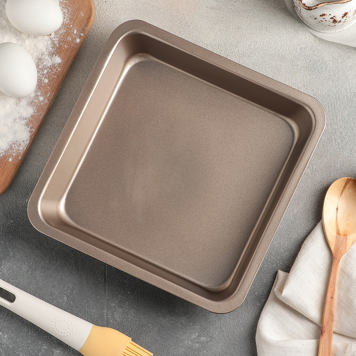 Форма для выпечки 22х4,5 см "Квадрат. Рэнди", антипригарное покрытие