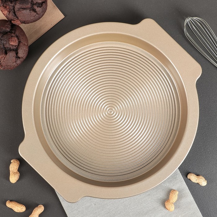 Форма для выпечки 28,5х26,5 см "Круг", керамическое покрытие