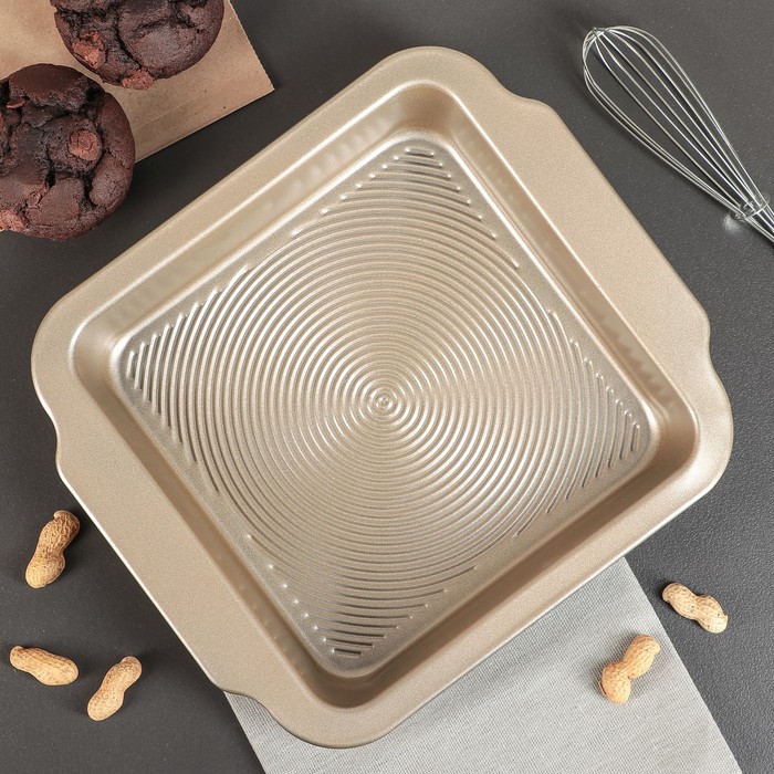 Форма для выпечки 56,5х24х4 см "Шоко. Квадрат", с антиригарным покрытием