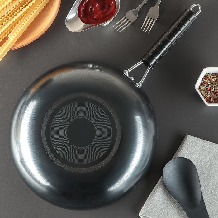 Сковорода-ВОК 30 см "Любитель", без покрытия