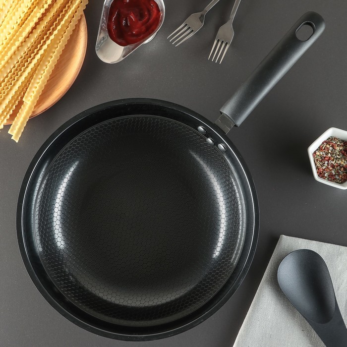 Сковорода-ВОК 30 см "Профи", без покрытия