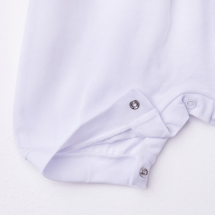 Комплект для крещения (комбинезон,чепчик), 00407-10, цвет белый/розовый, рост 74 см