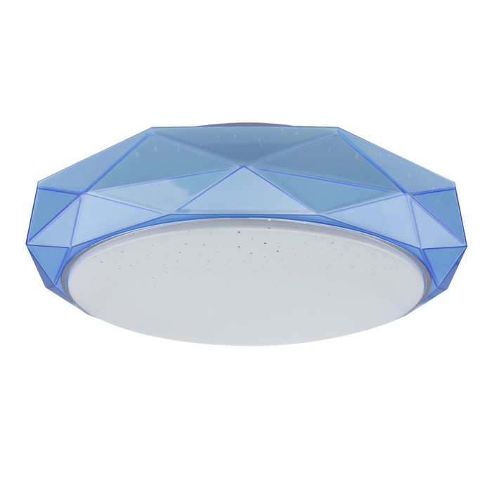 Светильник "Кристалл" 1x48Вт LED белый 40x40x7см