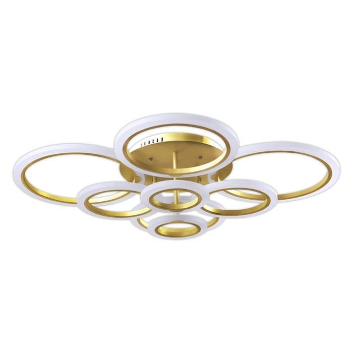 Люстра "Сага" 8x110Вт LED золото 97x80x19см