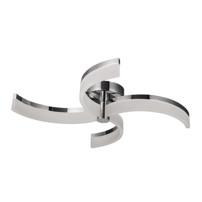 Люстра "Фейерверк" 4x12Вт LED хром 76x76x13см