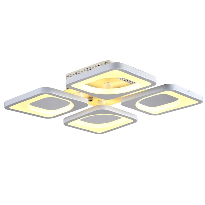 Люстра "Квадро" 4x8Вт LED белый 45x45x10см