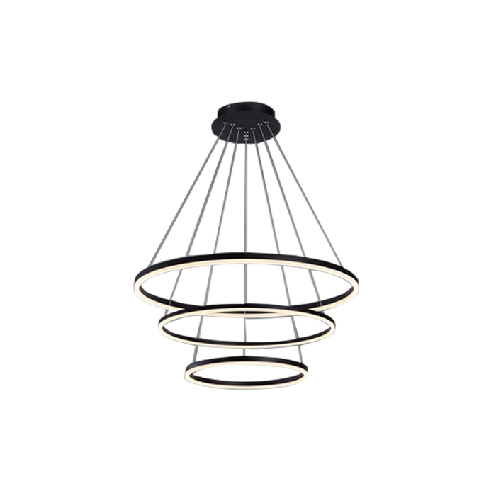 Светильник "Тор" 3x37Вт LED диммер черный 80x80x160см