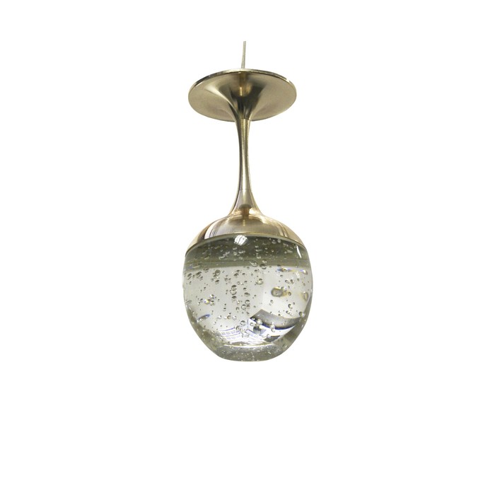 Светильник "Бокал" 1x6Вт LED 3000К золото 9x9x80см