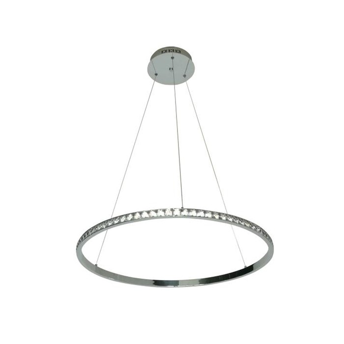 Светильник "Тор Кристалл" 1x33Вт LED хром 65x65x100см