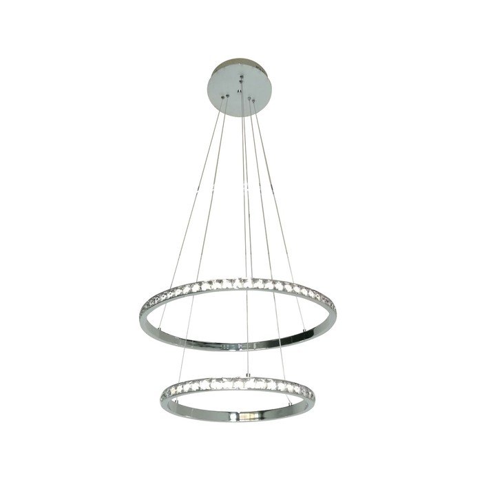 Светильник "Тор Кристалл" 2x50Вт LED хром 60x60x100см