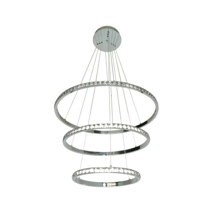 Светильник "Тор Кристалл" 3x76Вт LED хром 65x65x100см