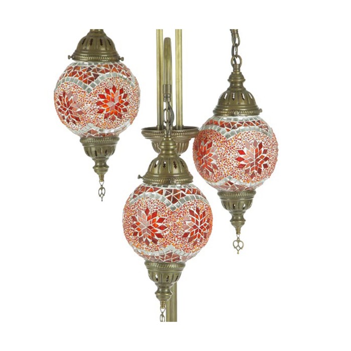 Торшер "Марокко" 3x40Вт E14 бронза 35x35x94см