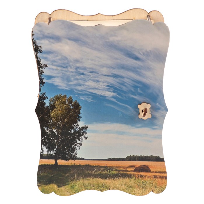 Ключница дерево "Небесный край" 15х21 см