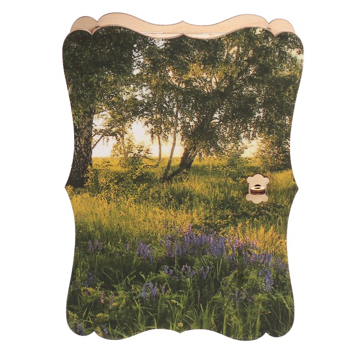 Ключница дерево "Безмолвная красота" 15х21 см