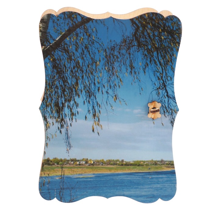 Ключница дерево "Родные просторы" 15х21 см