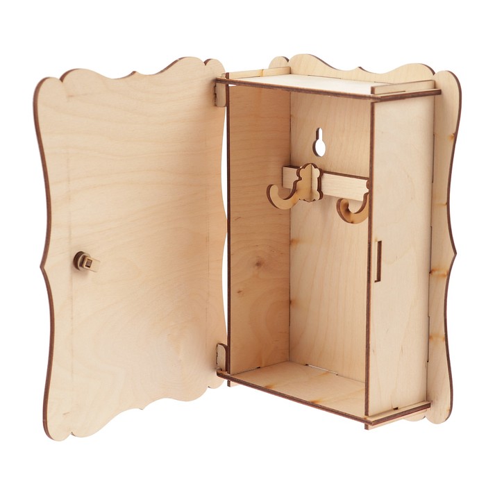 Ключница дерево "Зимняя сказка" 15х21 см